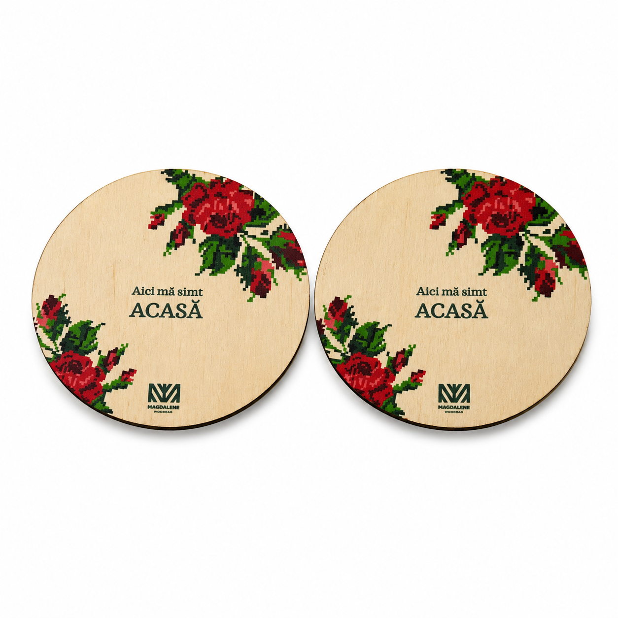 Suport pentru cană "Trandafir", set 2 buc.